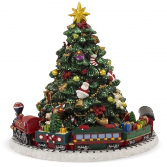 Weihnachtsbaum mit Spieluhr