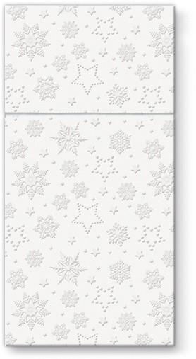 Pl Servietten Taschen Inspiration Winterflakes (Birne