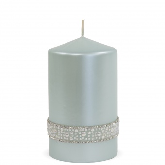 Pl Mint Candle Kristallopal Zylinder Medium fi8
