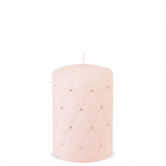 Pl pulverisierte rosa Kerze Florenz Matte kleinen Zylinder