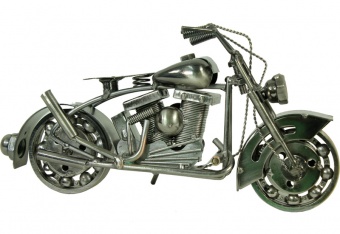 Pl Motorrad aus Metall 30 cm