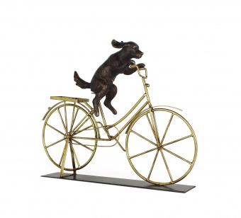 Figurka Pies Na Rowerze